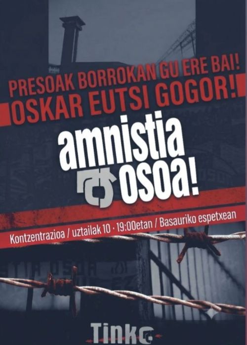 PRESOAK BORROKAN, GU ERE BAI! OSKAR EUTSI GOGOR!