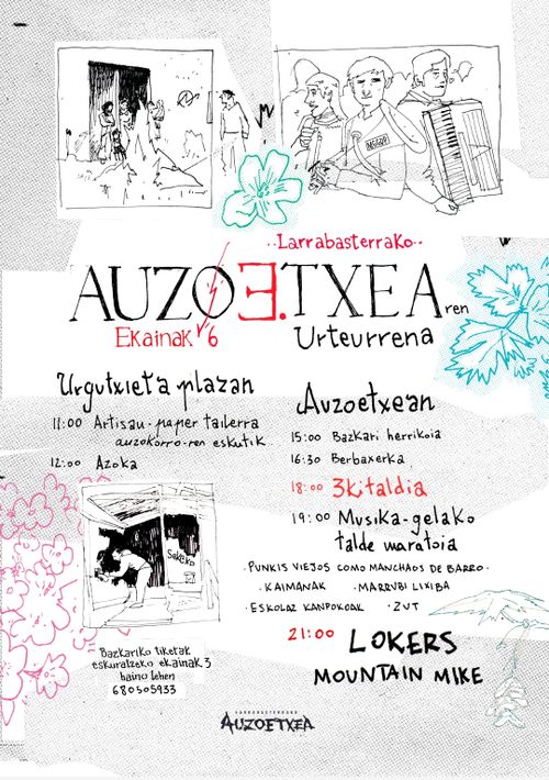 Larrabasterrako Auzoetxea | 3. Urteurrena / Gorde data!