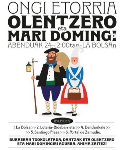 OLENTZERO ETA MARI DOMINGI