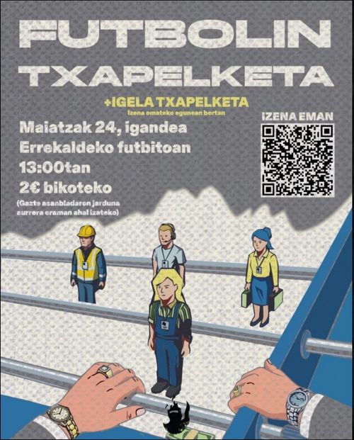 FUTBOLIN TXAPELKETA + IGELA TXAPELKETA