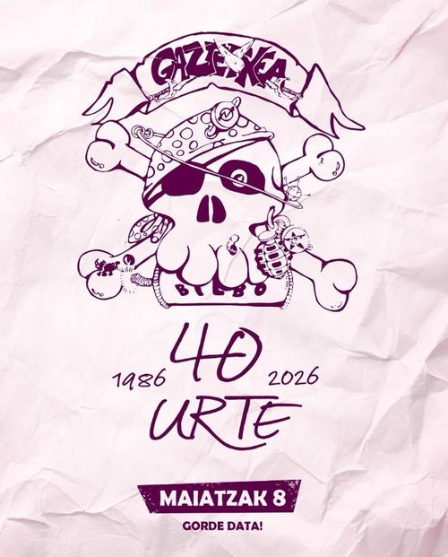 Bilboko Gaztetxeak 40 urte 1986-2026