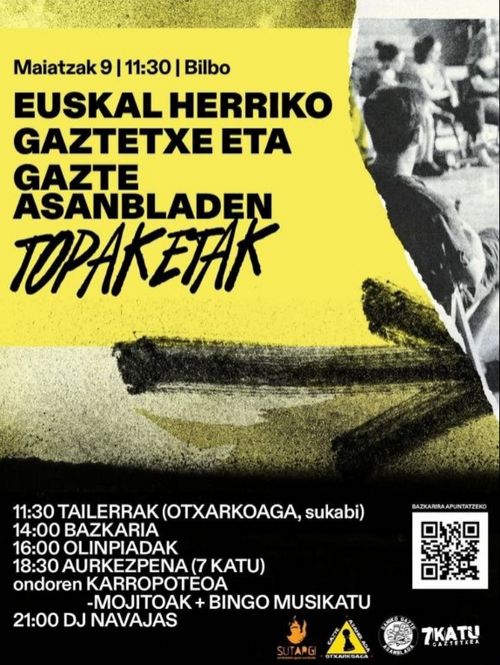 EHko GAZTETXEEN ETA GAZTE ASANBLADEN TOPAKETAK