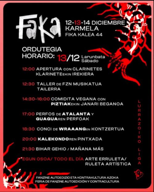 FAKA: FANZINE AUTOEDIZIOA ETA KONTRAKULTURA AZOKA