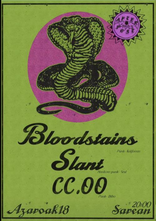 BLOODSTAINS + SLANT + C.C.O.O.