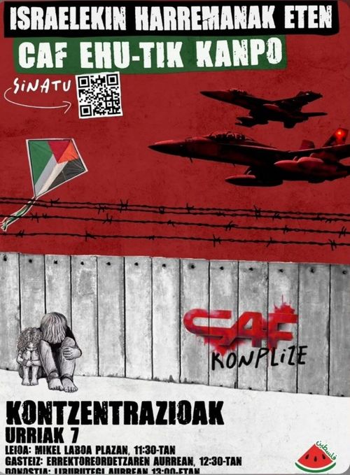 KONTZENTRAZIOAK: ISRAELEKIN HARREMANAK ETEN - CAF EHU-TIK KANPO