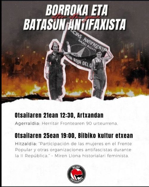 BORROKA ETA BATASUN ANTIFAXISTA: Agerraldia