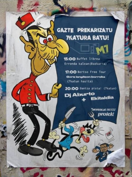 GAZTE PREKARIZATU 7KATURA BATU!