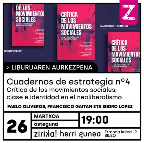 Cuadernos de estrategiaren 4. alea: Crítica de los movimientos sociales: clase e identidad en el neoliberalismo