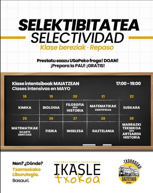 SELEKTIBITATEA PRESTATZEKO KLASE BEREZIAK