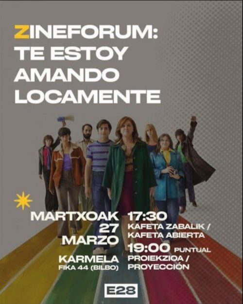 "Te estoy amando locamente" Zineforuma + Kafeta